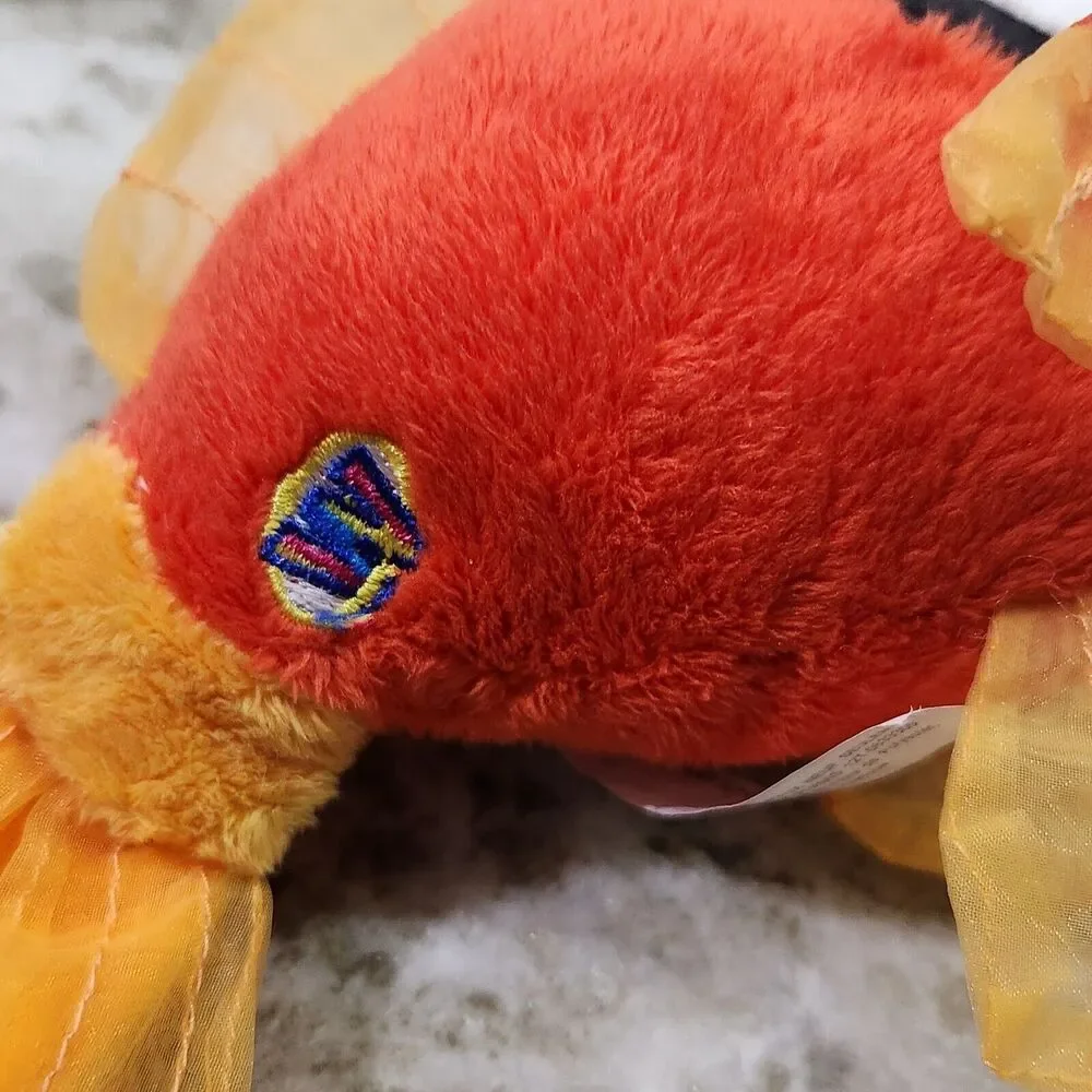 Ganz Webkinz Tomato Clown Fish Plush Lil' Kinz HS516 Stuffed Animal NO CODE